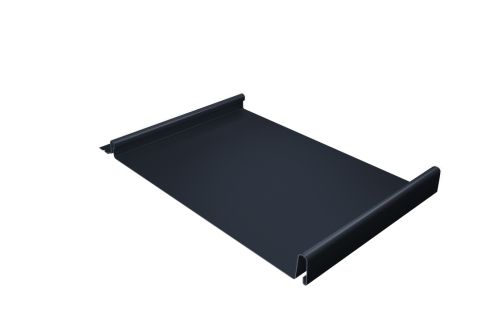 Кликфальц 0,45 Drap ST с пленкой на замках RAL 7024 мокрый асфальт