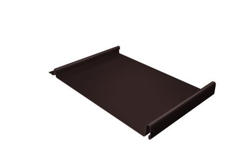 Кликфальц 0,45 Drap ST с пленкой на замках RAL 8017 шоколад