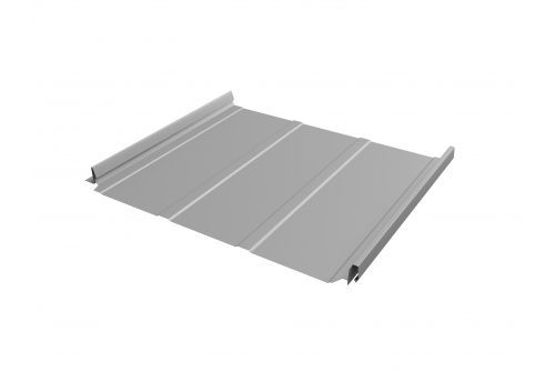 Кликфальц Pro Line 0,45 Drap с пленкой на замках RAL 7004 сигнальный серый