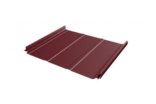 Кликфальц Pro Line 0,45 PE с пленкой на замках RAL 3005 красное вино