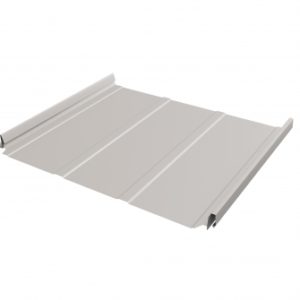 Кликфальц Pro Line 0,5 GreenCoat Pural BT, matt с пленкой на замках RR 21 светло-серый (RAL 7040) серое окно