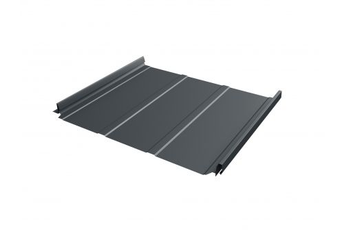 Кликфальц Pro Line 0,5 Rooftop Matte с пленкой на замках RAL 7016 антрацитово-серый
